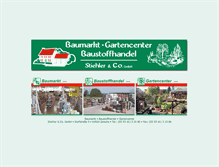 Tablet Screenshot of baumarkt-stiehler.de